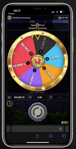 【Betsoft主催】BETSOFT LUCKY WHEEL